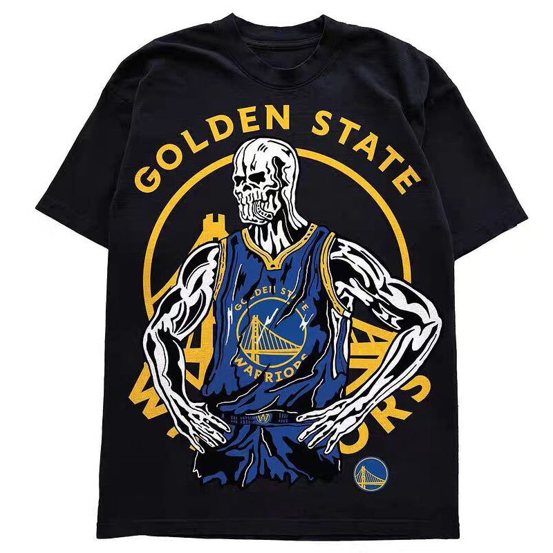 Camiseta Nba x Warren Lotas Golden State Warriors Skull