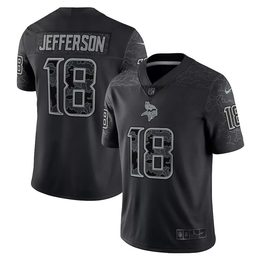 Jersey Minnesota Vikings Black - Justin Jefferson 18