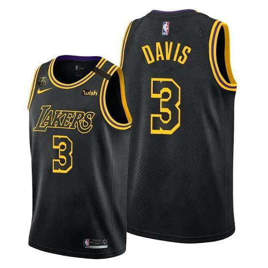 Jersey Los Angeles Lakers Black Mamba - Anthony Davis